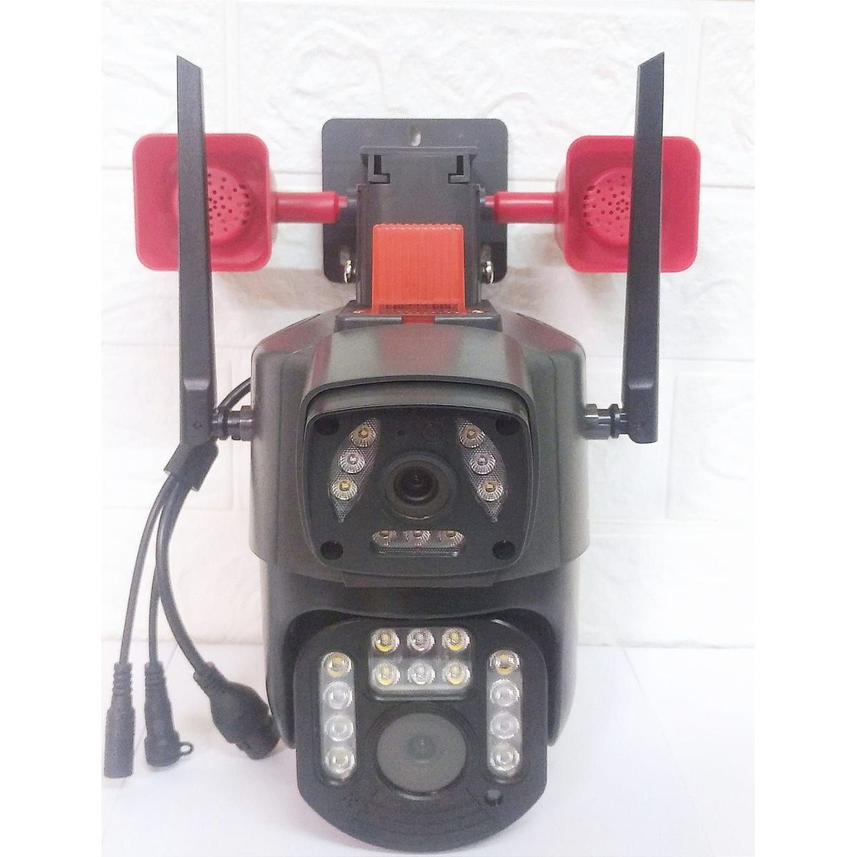 SEISA - Camara  Wifi con  Doble Lente 360 Exterior Sirenas Alarma