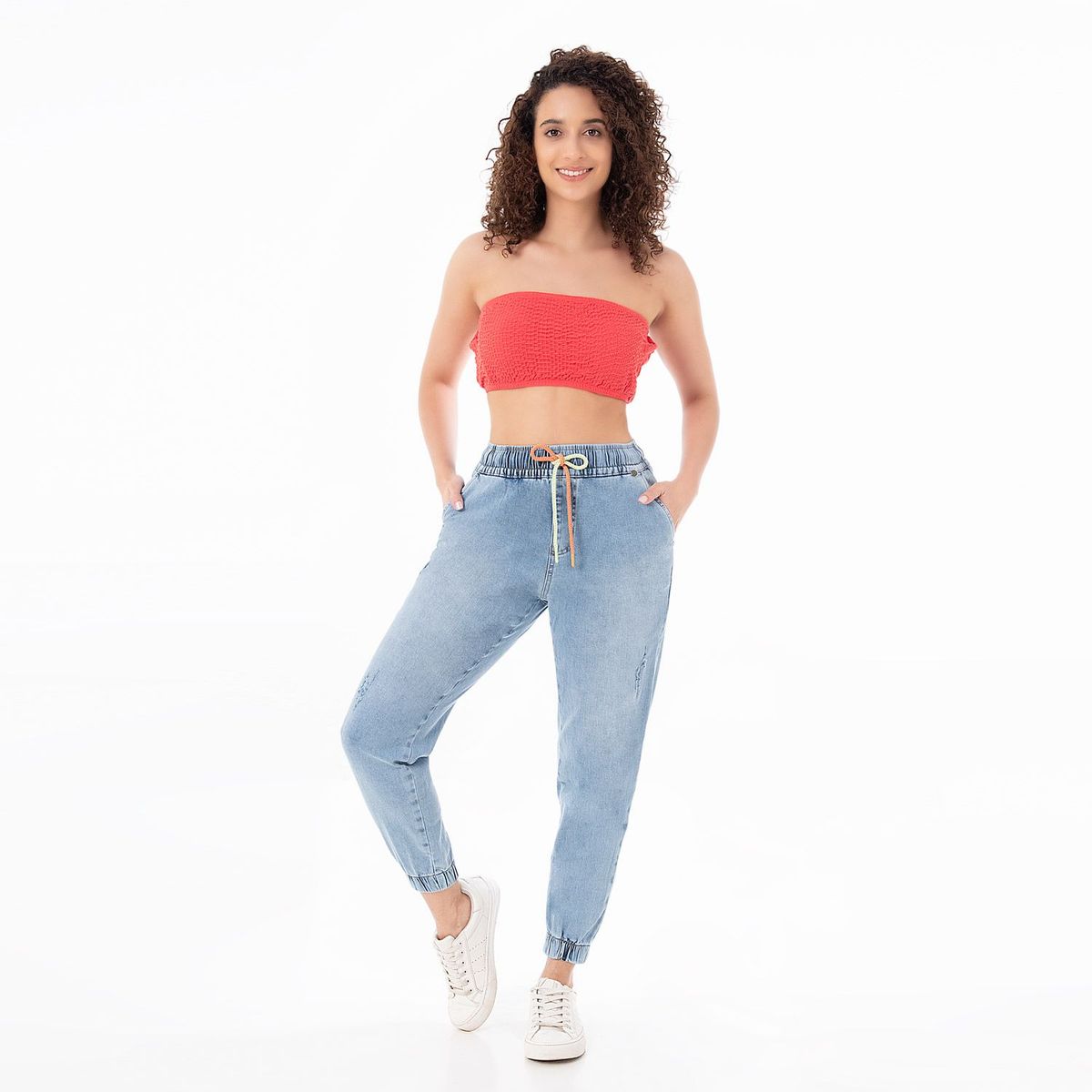 PIONIER - Jogger Denim Stretch Anikah Mujer