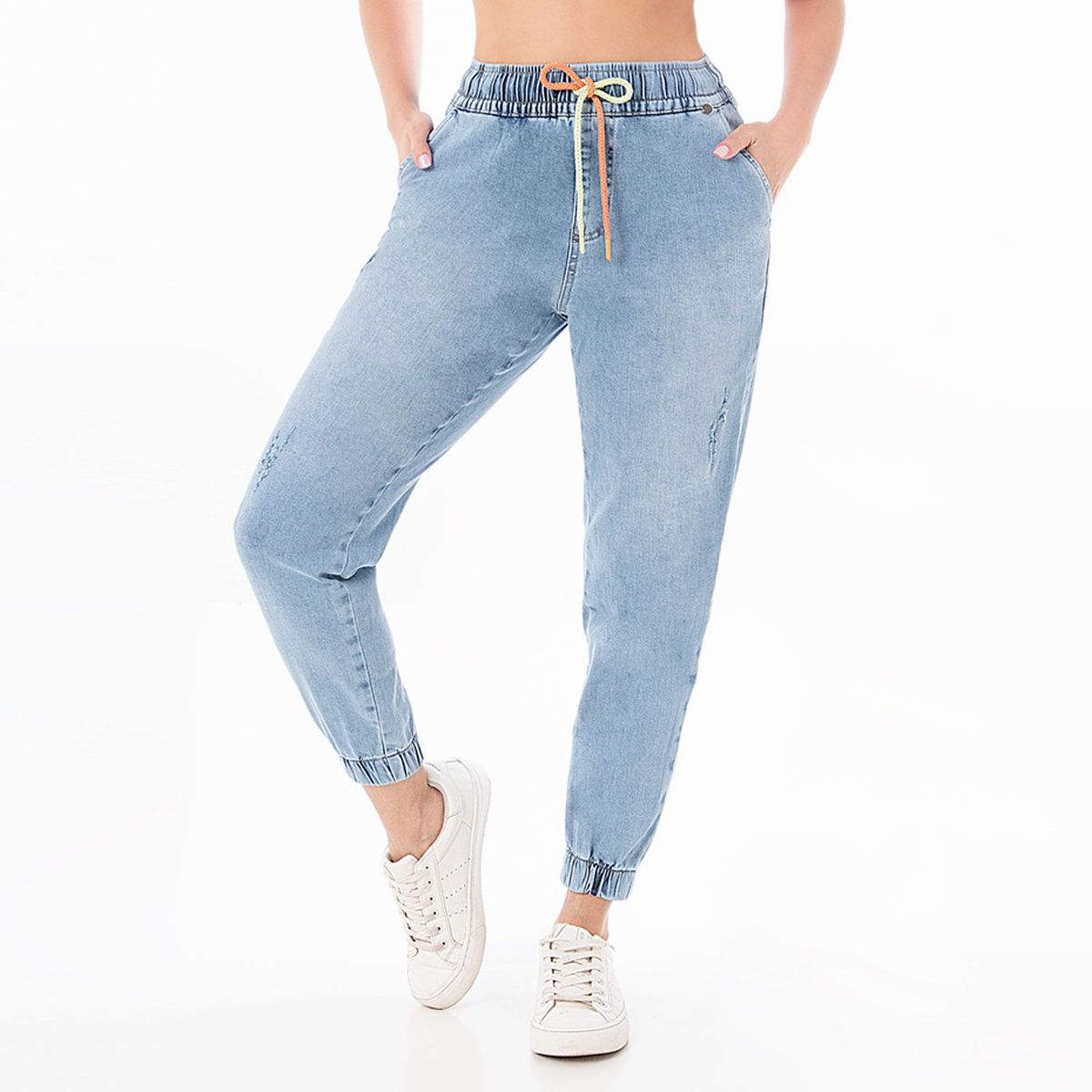PIONIER - Jogger Denim Stretch Anikah Mujer