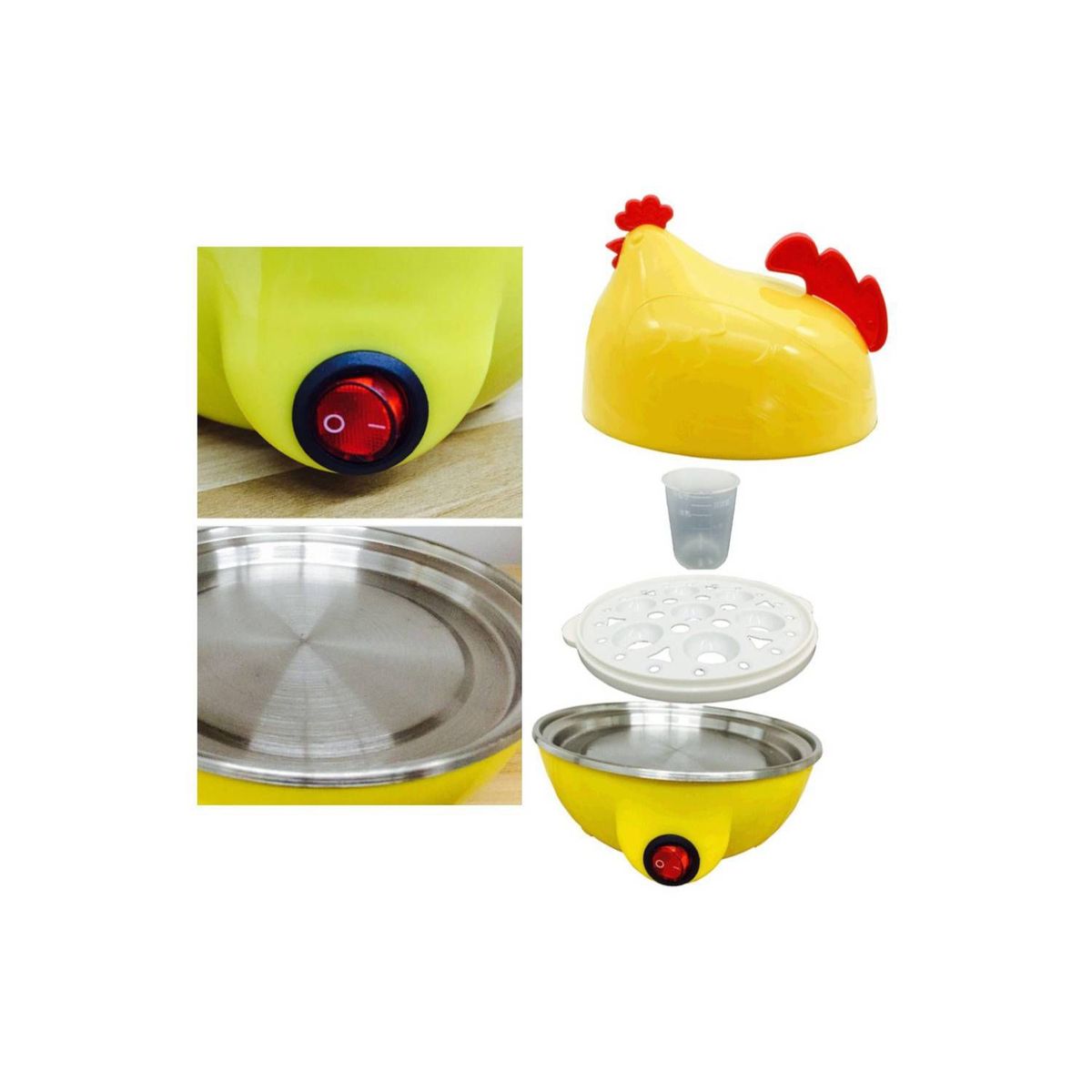 OEM - Gallina Automática Hervidor de Huevos Hasta 7