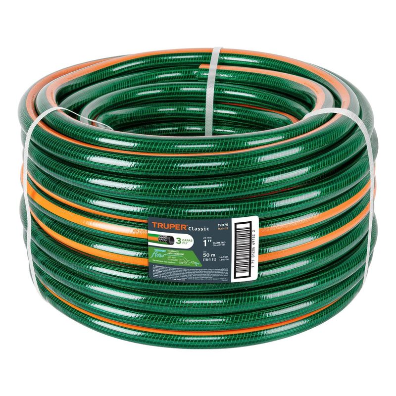 TRUPER - Manguera de riego de 1" reforzada 50 metros Truper