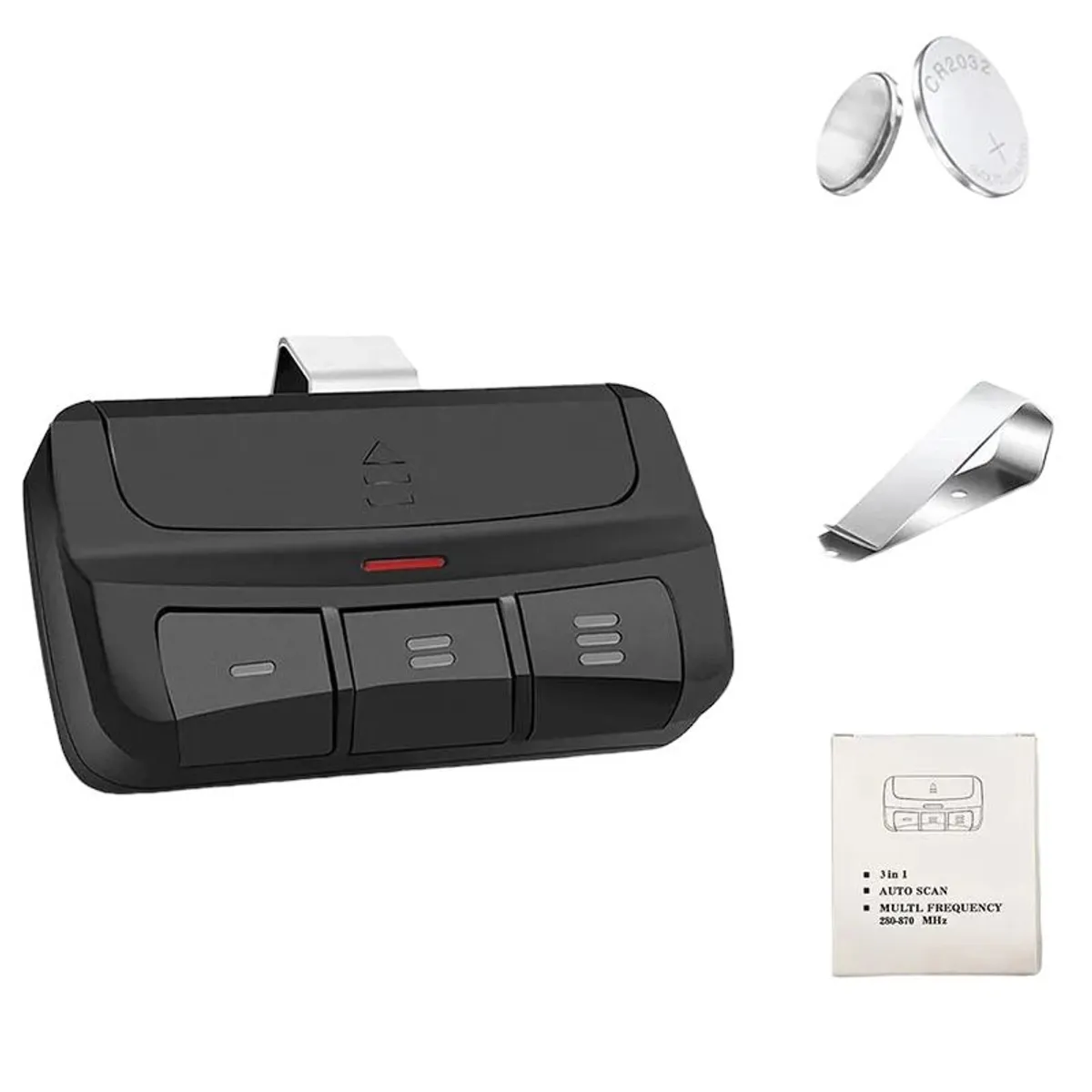 GENERICO - Control Remoto Multifrecuencia Puerta de Garaje