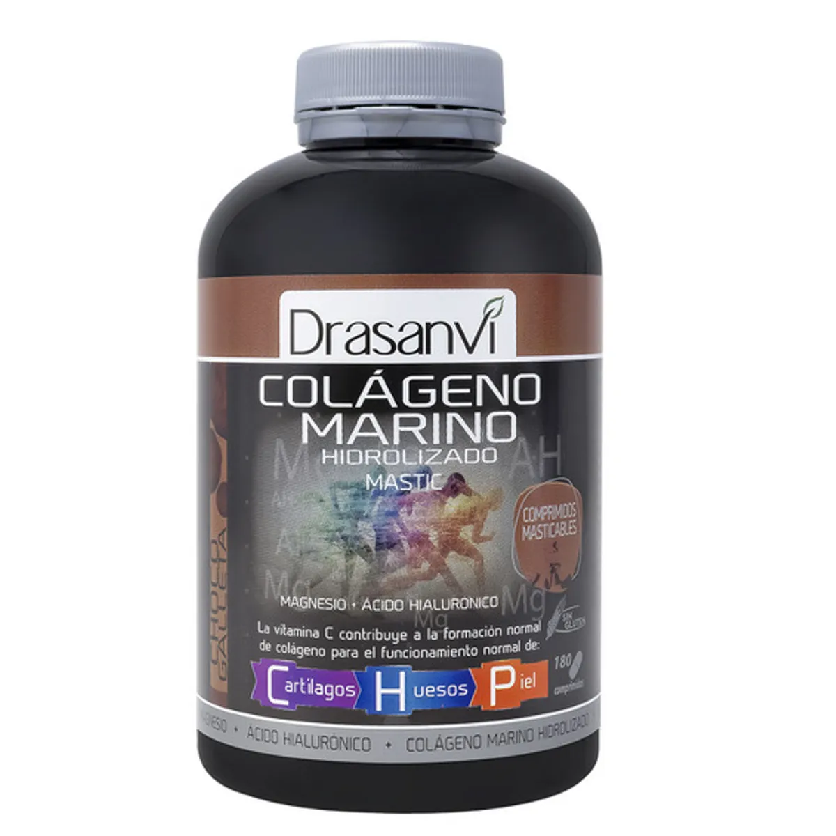 DRASANVI - Colágeno Marino 180 Comprimidos Masticable Chocogalleta