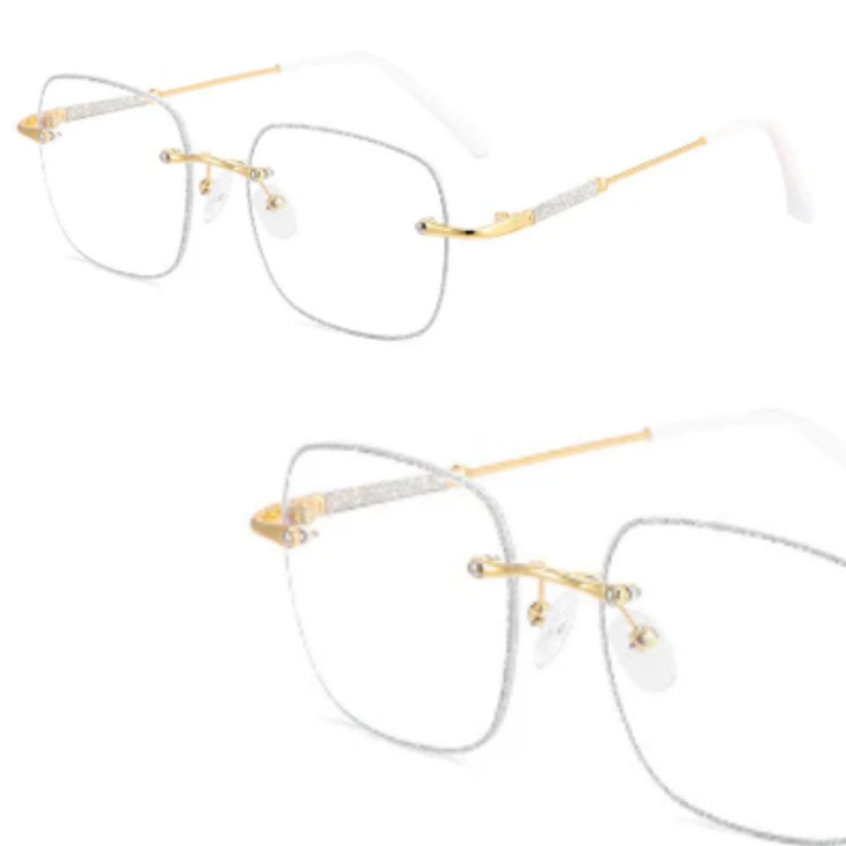 GENERICO - LENTES CON LUNA DE BRILLOS