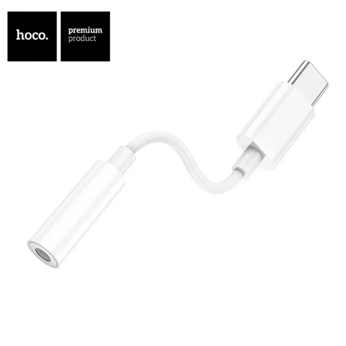 HOCO - Adaptador Tipo C a Audifono Jack de 3,5 mm  Blanco HOCO LS35