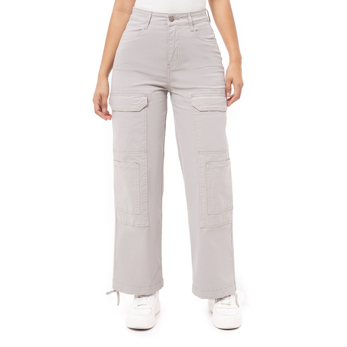 PIONIER - Pantalon Cargo Drill Stretch Zalin Mujer