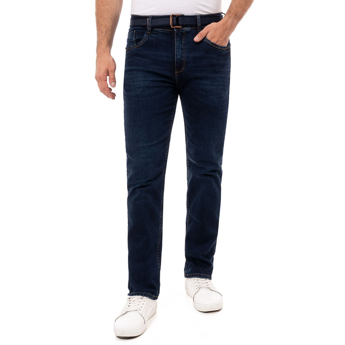 PIONIER - Pantalon Moda Denim Stretch Hombre Seuz