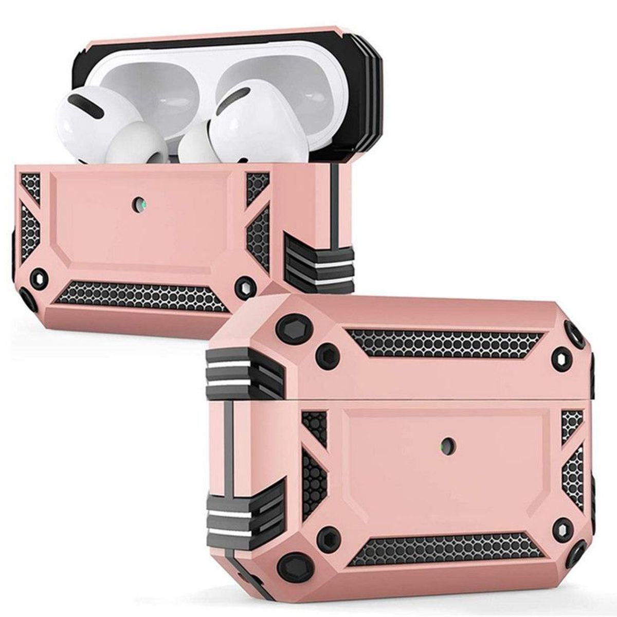 GENERICO - Case Armor Para Audifono Airpods Pro 1ra Gen - Oro Rosa