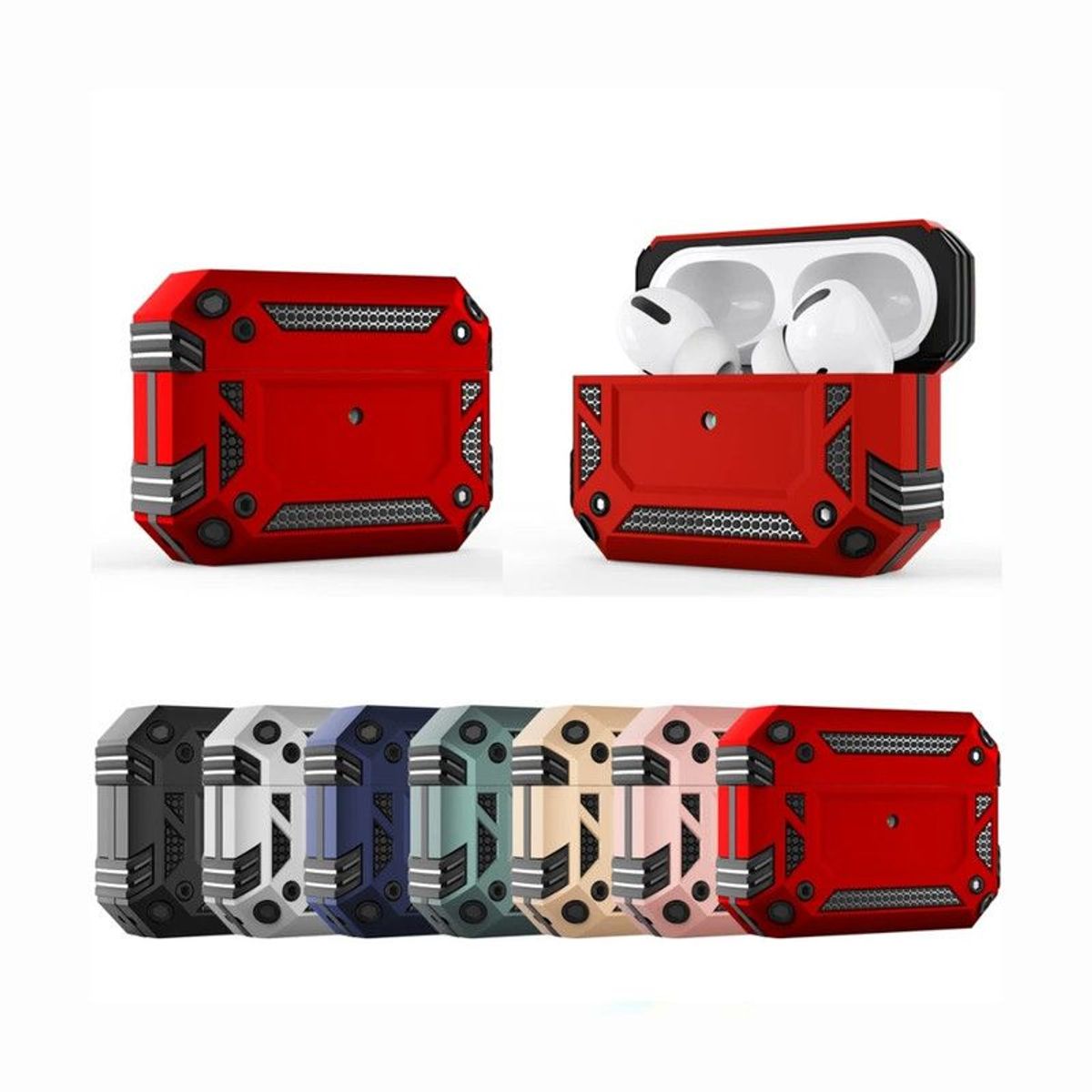 GENERICO - Case Armor Para Audifono Airpods 3era Gen - Azul
