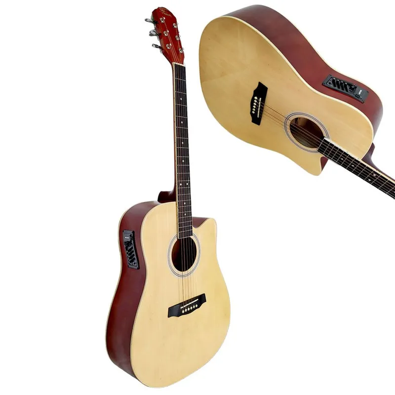 KAPOK - Kapok - Guitarra Electroacústica  4 Bandas Jumbo - natural.