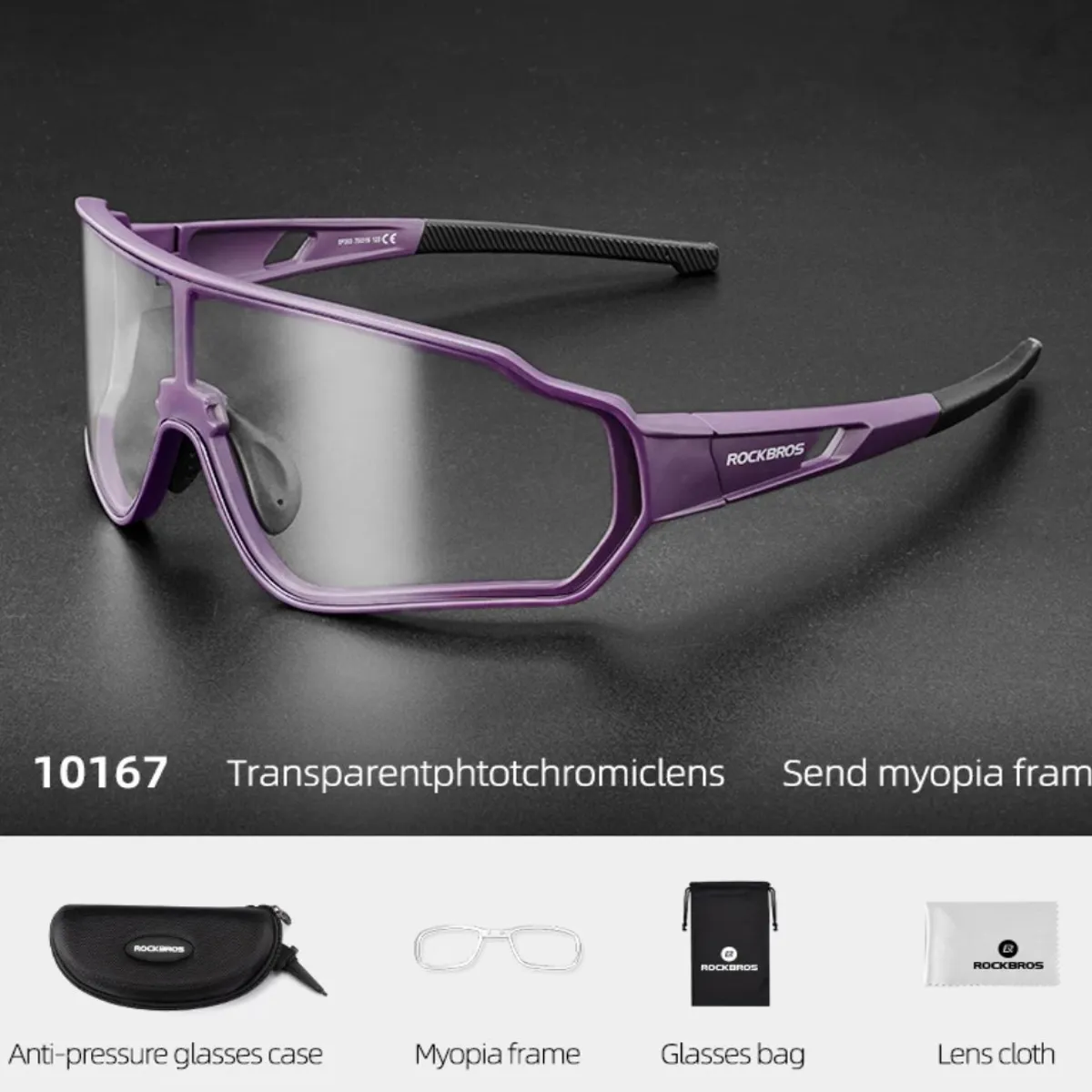 ROCKBROS - LENTES ROCKBROS FOTOCROMATICOS 10167