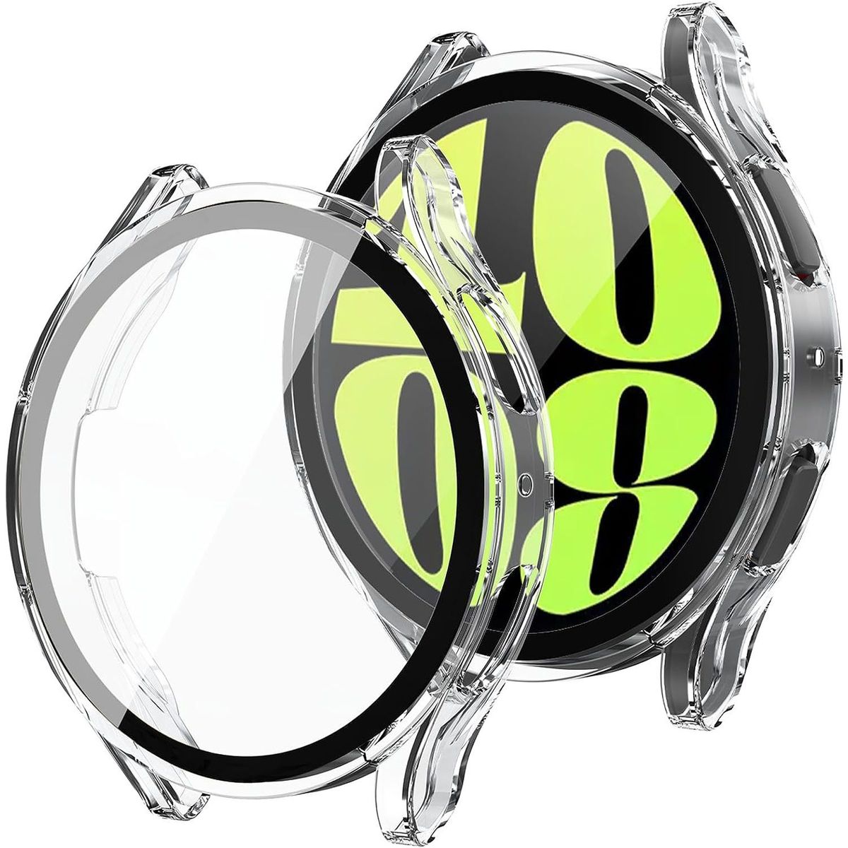 GENERICO - Case Funda 360 para SAMSUNG GALAXY WATCH 6 DE 40MM - Clear