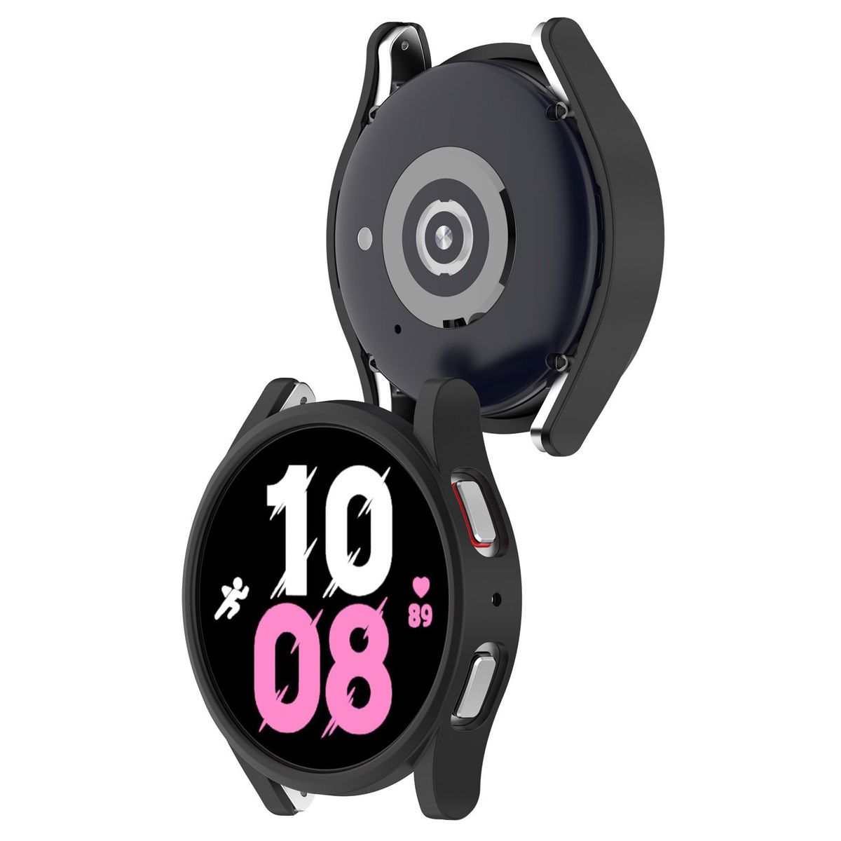 GENERICO - Case Bumper para SAMSUNG GALAXY WATCH 6 CLASSIC DE 47MM - Negro
