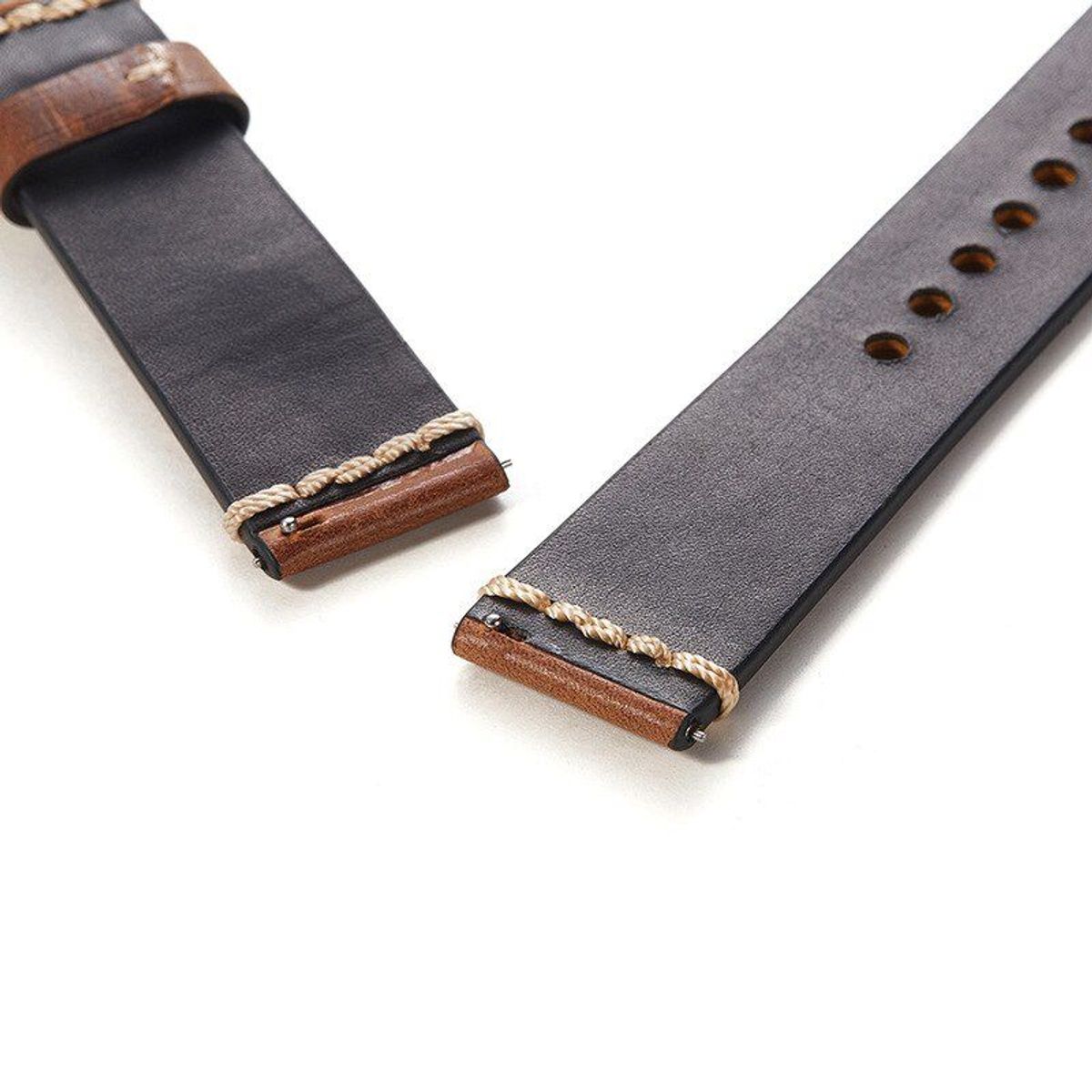 GENERICO - Correa Cuero 1 para Samsung Galaxy Watch 6 / 6 Classic - Marron