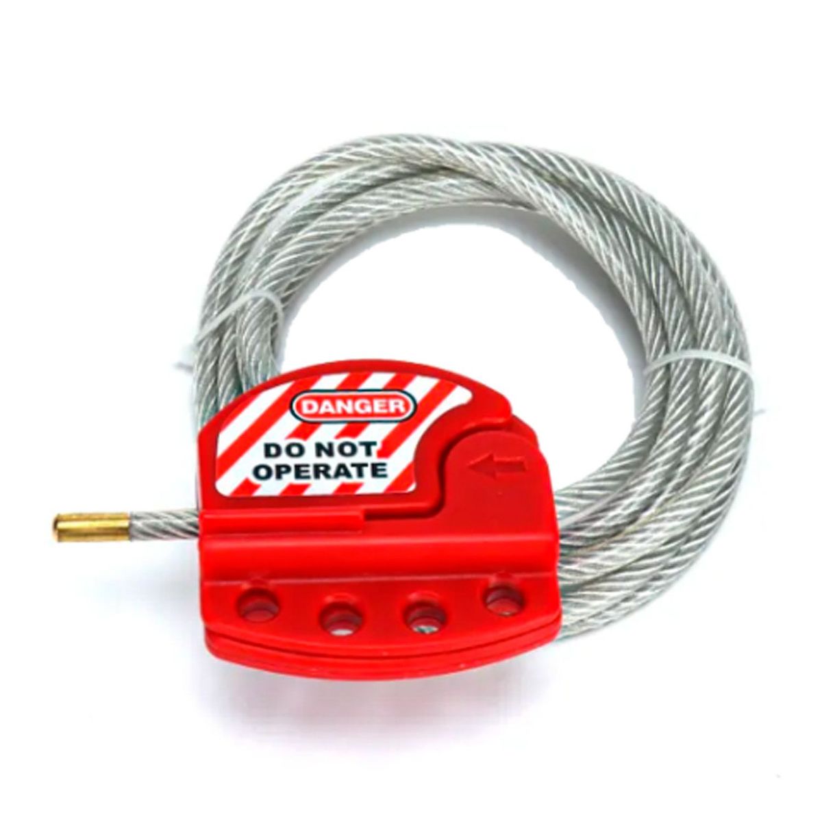 LOTO MASTER - Bloqueo de cable ajustable 4mmx18M