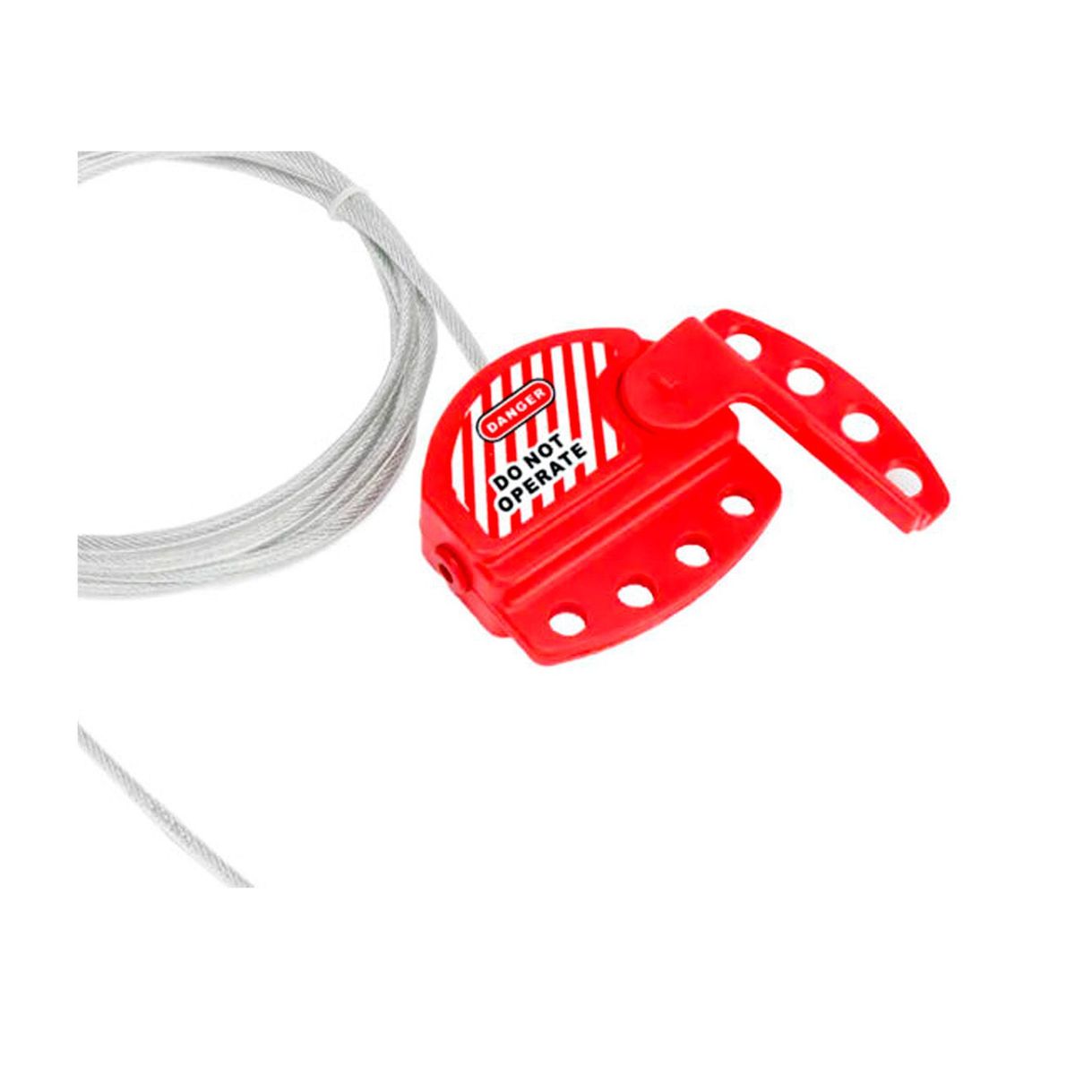 LOTO MASTER - Bloqueo de cable ajustable 4mmx18M