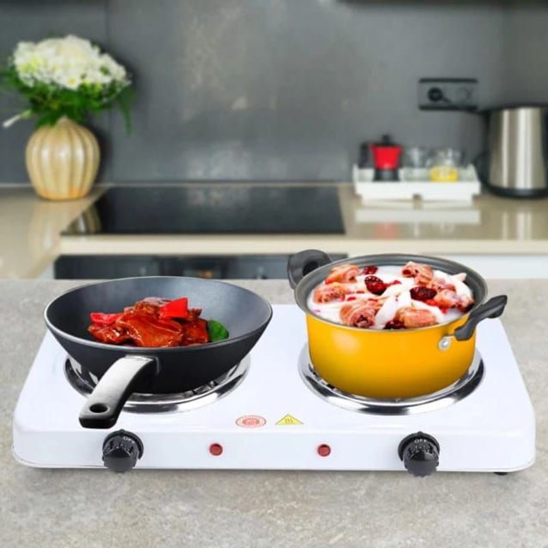 OEM - COCINA ELECTRICA 2HORNILLAS BLANCO