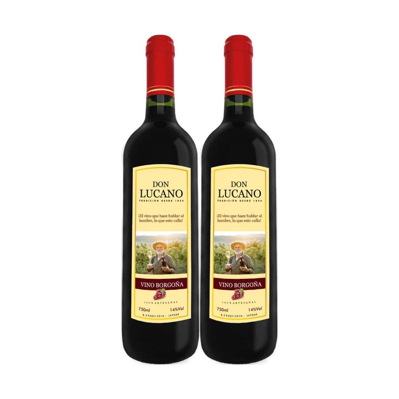 GENERICO - VINO BORGOÑA DON LUCANO PACK2 750 ML