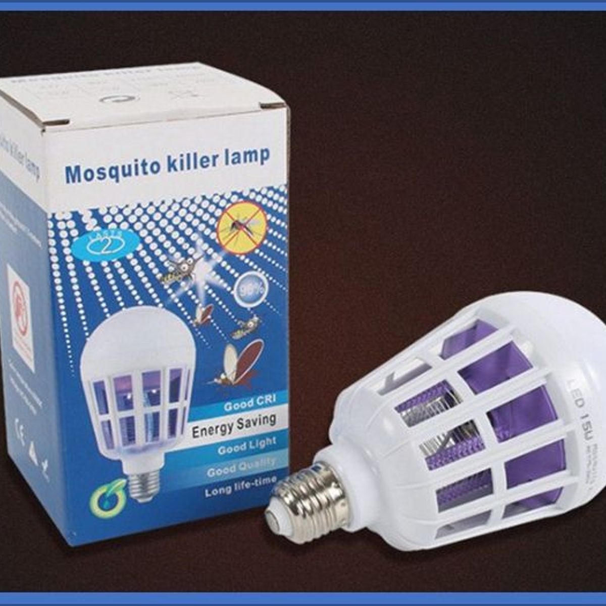 GENERICO - Foco Led Mata Mosquitos Zancudos Moscas 9w