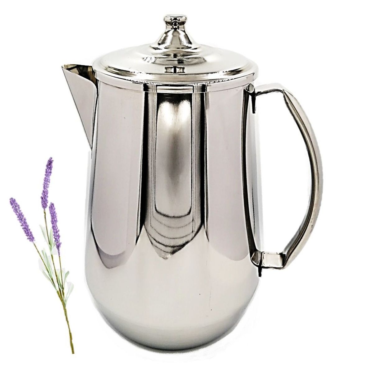 GENERICO - Jarra de Acero Inoxidable 2L con Tapa - Delider