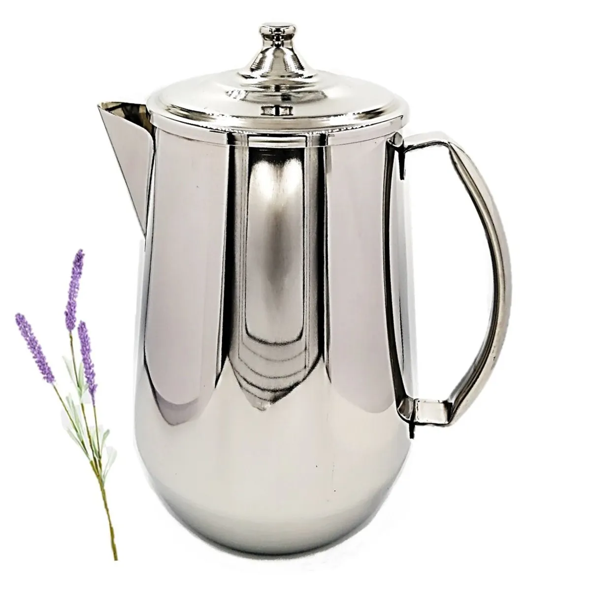 GENERICO - Jarra de Acero Inoxidable 2L con Tapa - Delider