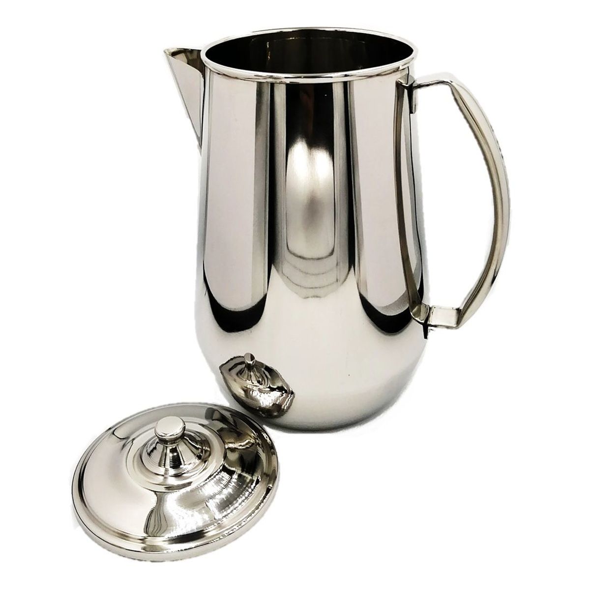 GENERICO - Jarra de Acero Inoxidable 2L con Tapa - Delider