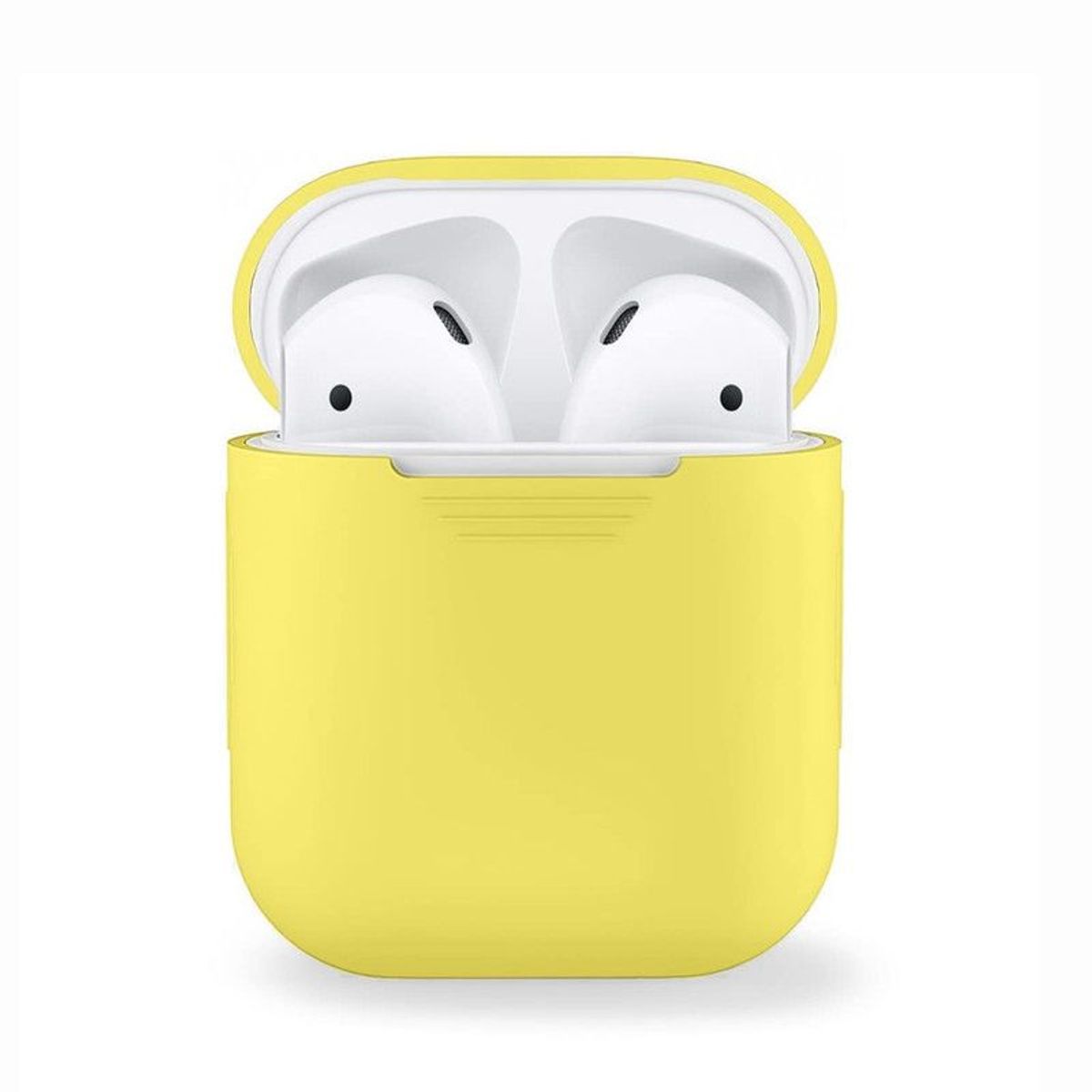 GENERICO - Case de Silicona Para Airpods 1era y 2da Gen - Amarillo
