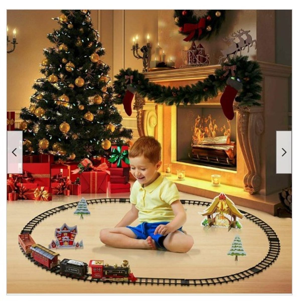 GENERICO - Tren Navideño para Árbol  de Calidad grande