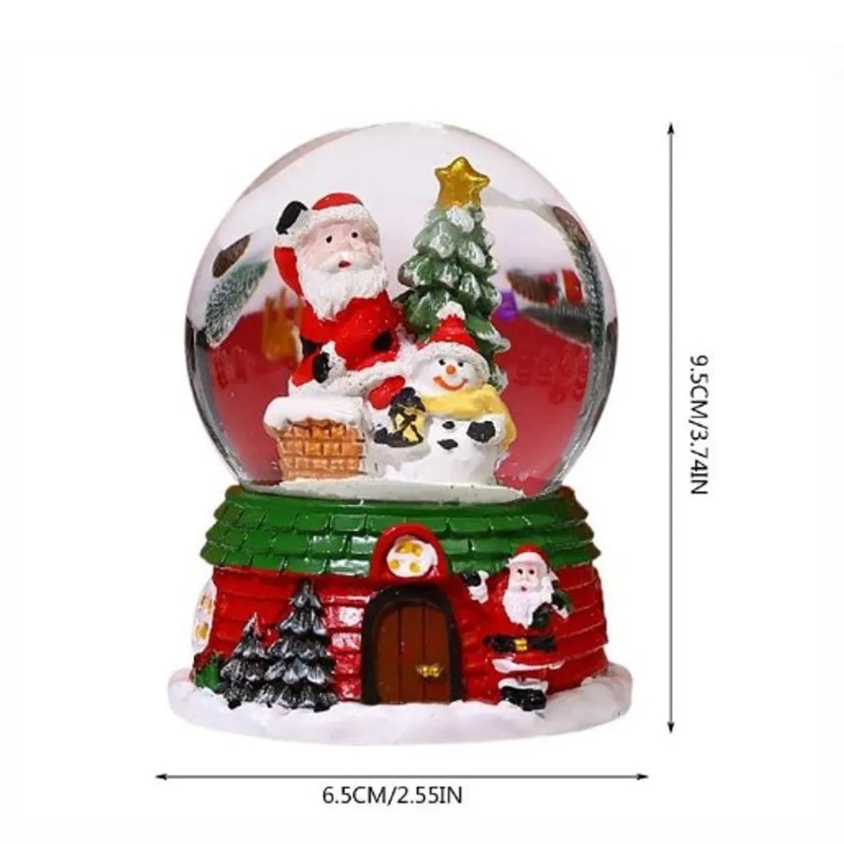 GENERICO - Esfera Navideña Musical Grande con Luz regalo pilas