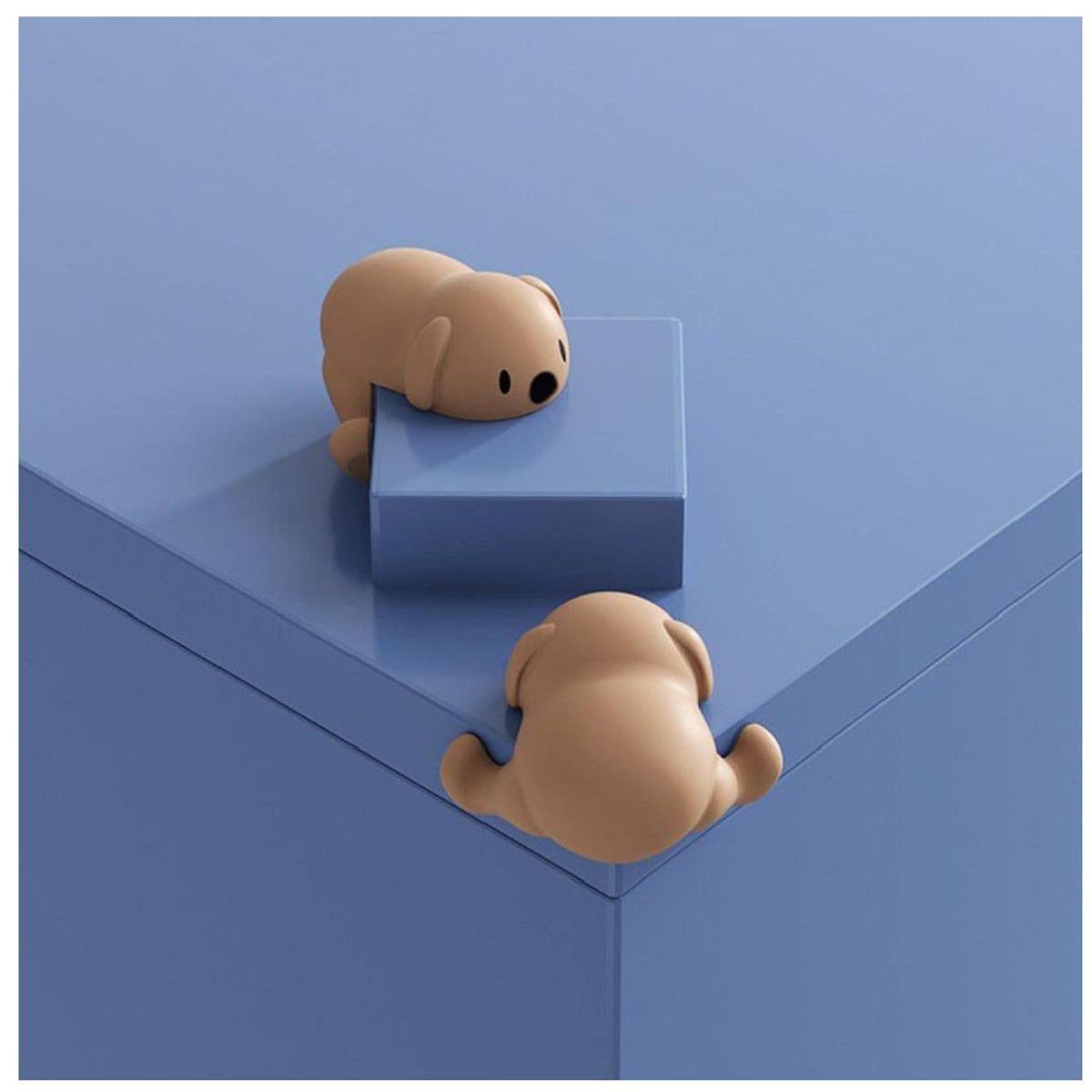 GENERICO - Esquinero para Mesa de Protección para Niños de Silicona x4