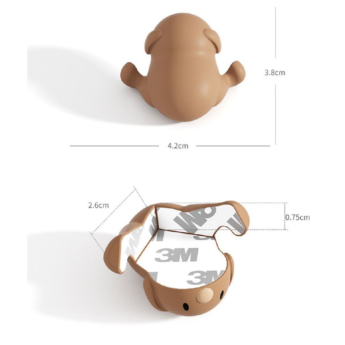 GENERICO - Esquinero para Mesa de Protección para Niños de Silicona x4