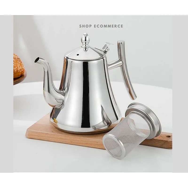 GENERICO - Cafetera tetera con infusor 1.5 L