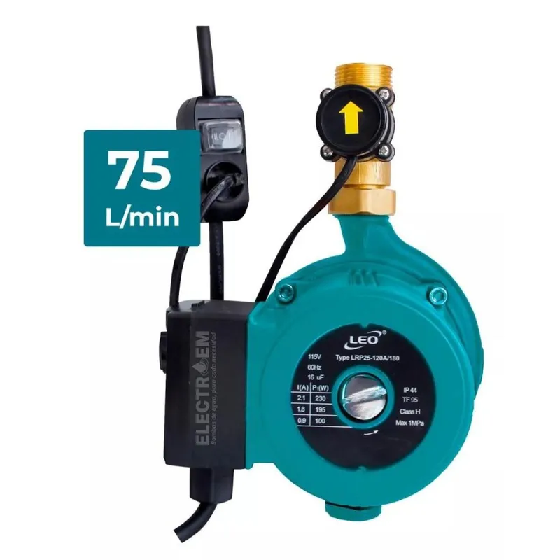 LEO - BOMBA DE AGUA PRESURIZADORA 270W PARA DUCHA , THERMA  Y LAVADORA.
