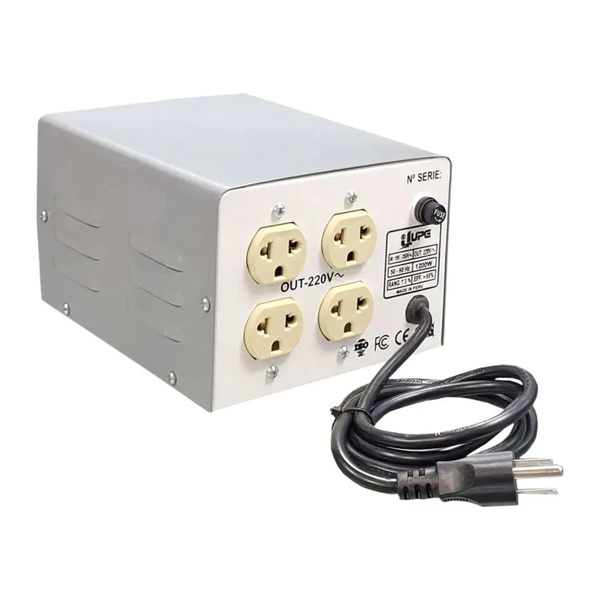 JUPE SUMINISTROS DE ENERGIA - Estabilizador solido Para PC 1200 VA