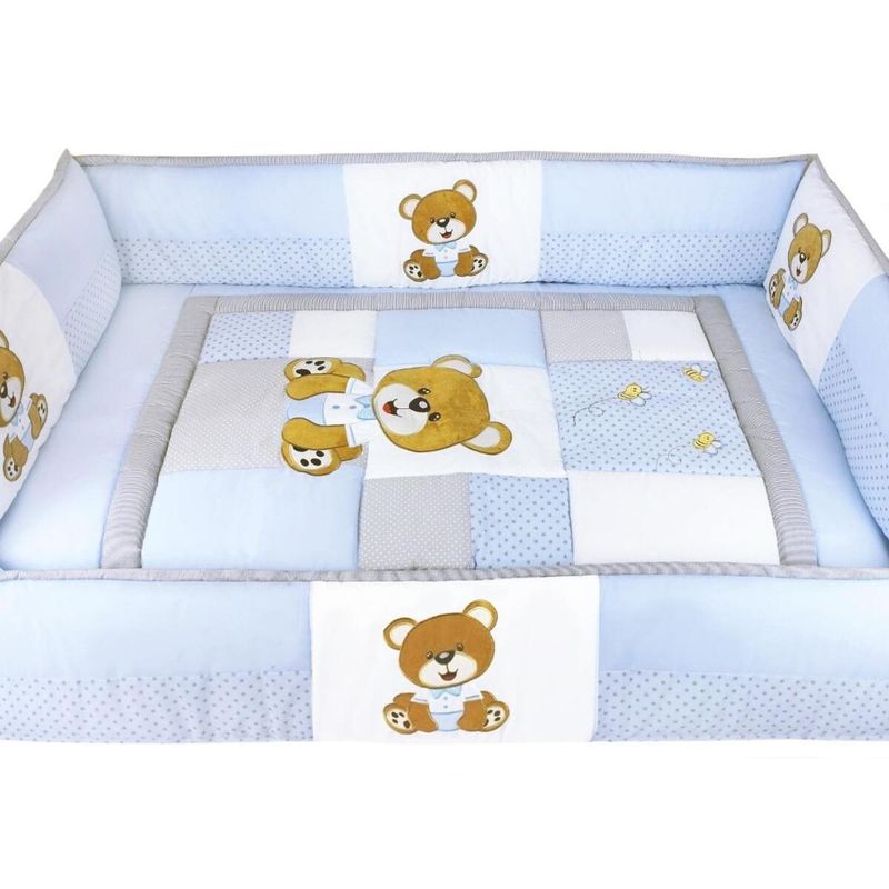 BABY MERINOS - Set de Cuna y 4 protectores 130x70 - El Osito V2