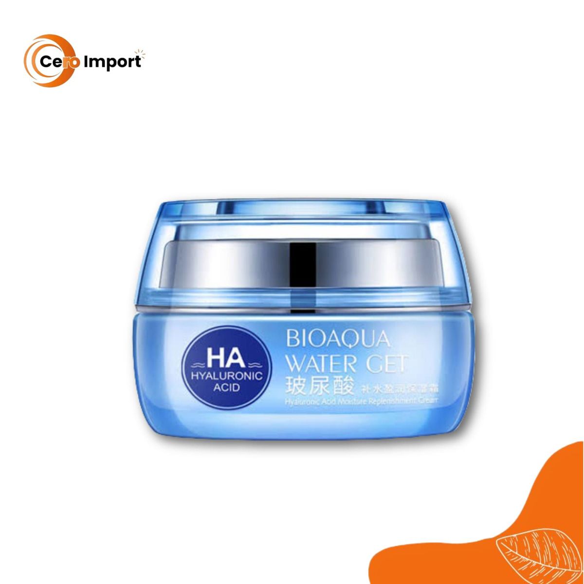 BIOAQUA - Crema Hidratante de Acido Hialuronico Water Get - Bioaqua