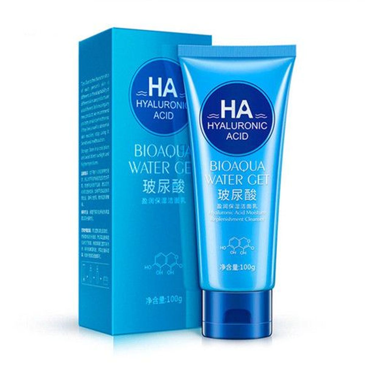 BIOAQUA - Limpiador Facial de Acido Hialuronico Water Get - Bioaqua