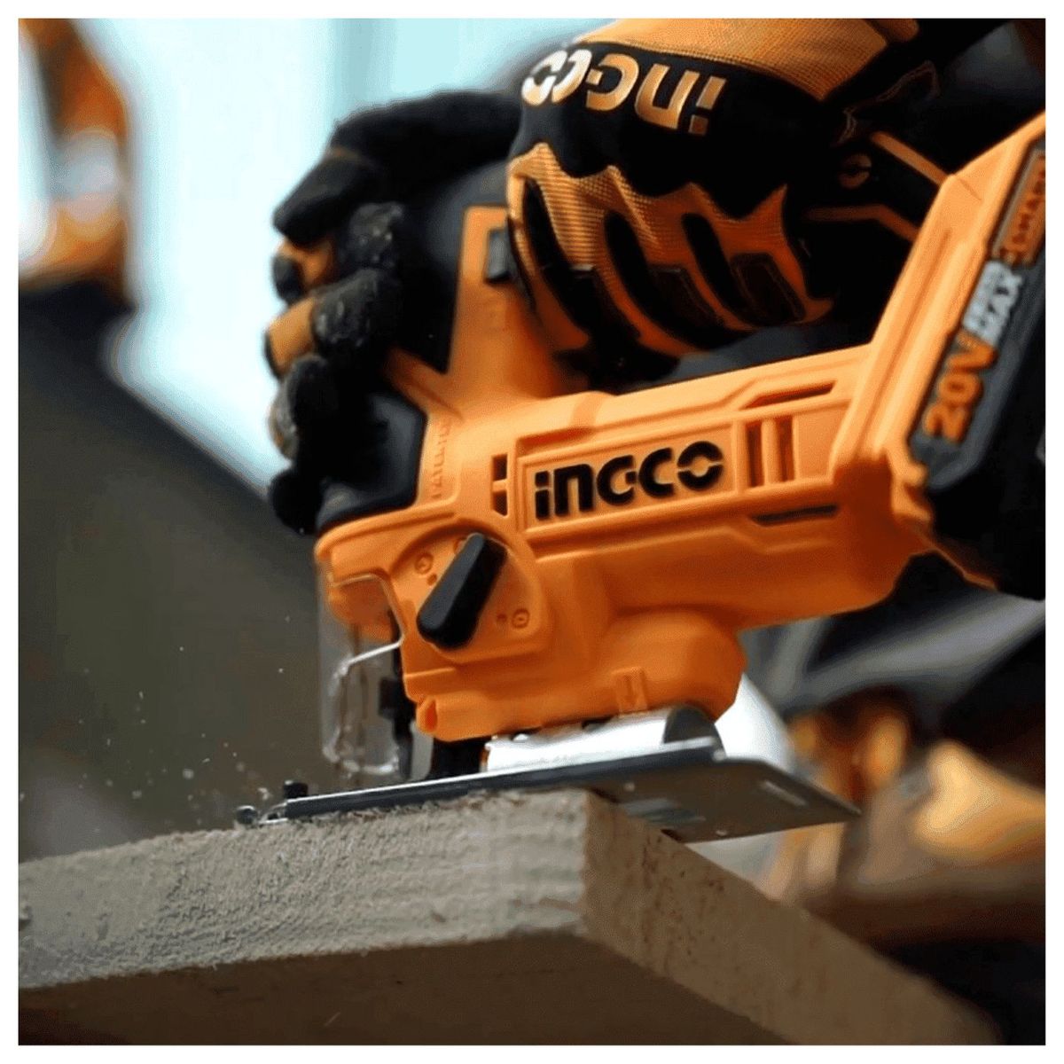 INGCO TOOLS - Sierra Caladora 20V incluye cargador y bateria 2ah Ingco