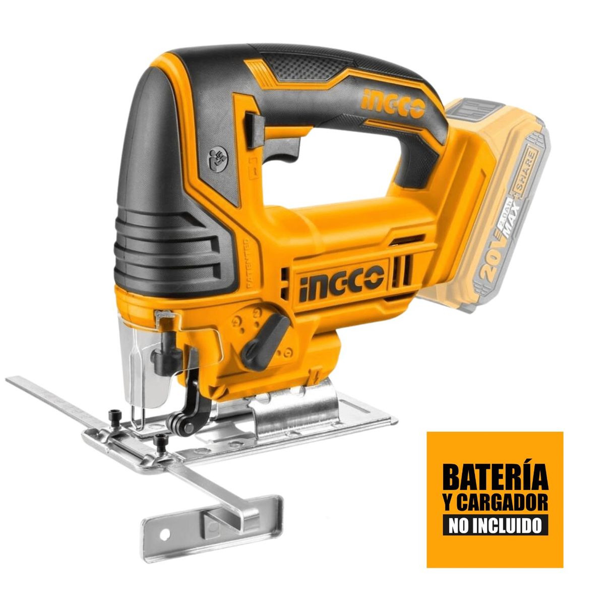 INGCO TOOLS - Sierra Caladora 20V No incluye cargado y batería