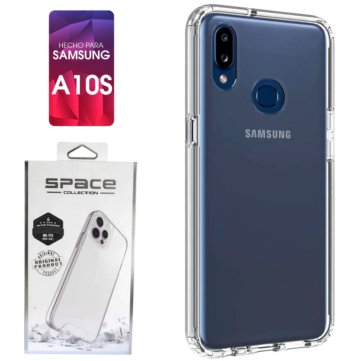 SPACE - Case Space Para Samsung A10S Transparente