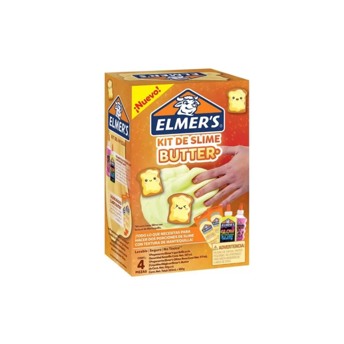 ELMERS - Elmers Kit Para Hacer Slime Butter 4 Piezas