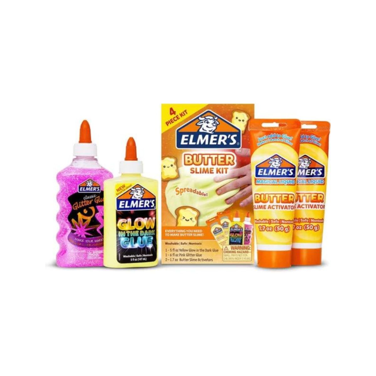 ELMERS - Elmers Kit Para Hacer Slime Butter 4 Piezas