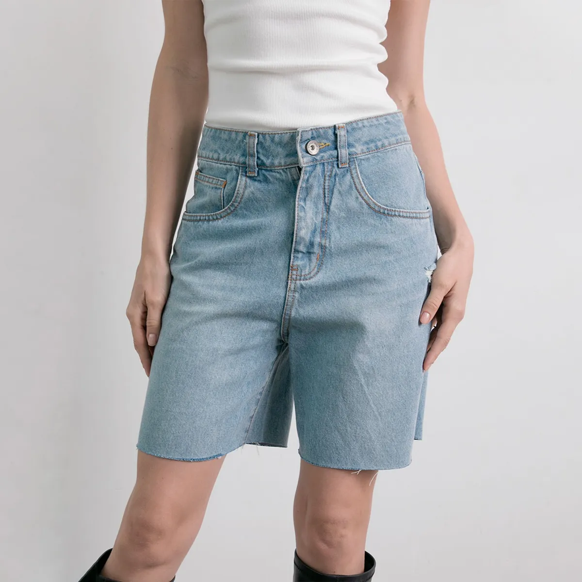 DESIRE - Short Jean Biker Desire Para Mujer