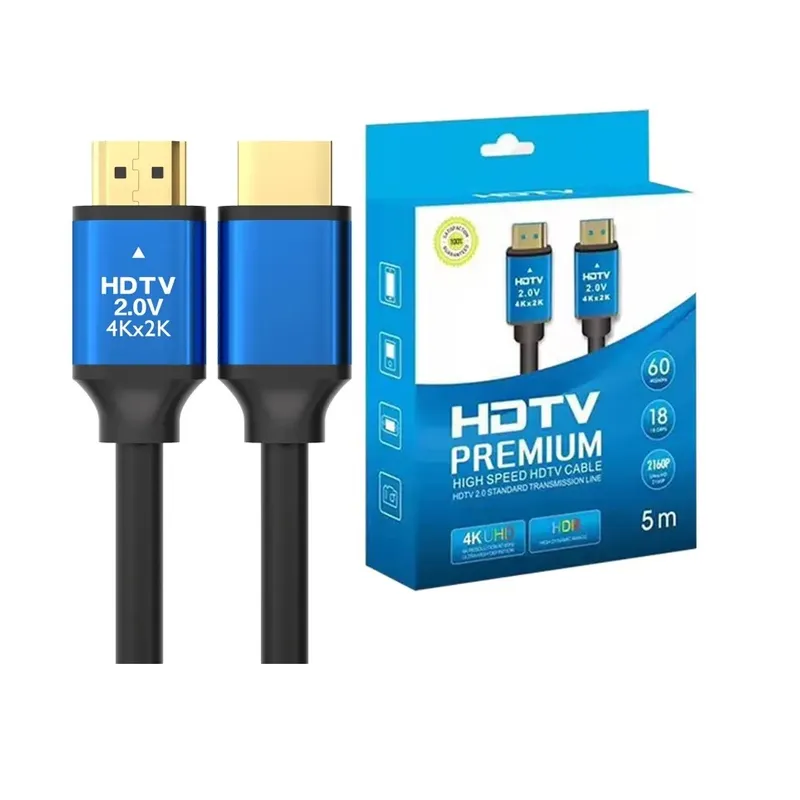 PREMIUM - Cable Hdmi Premiun 2 Metros V2.0 4k Ultra Hd 60hz