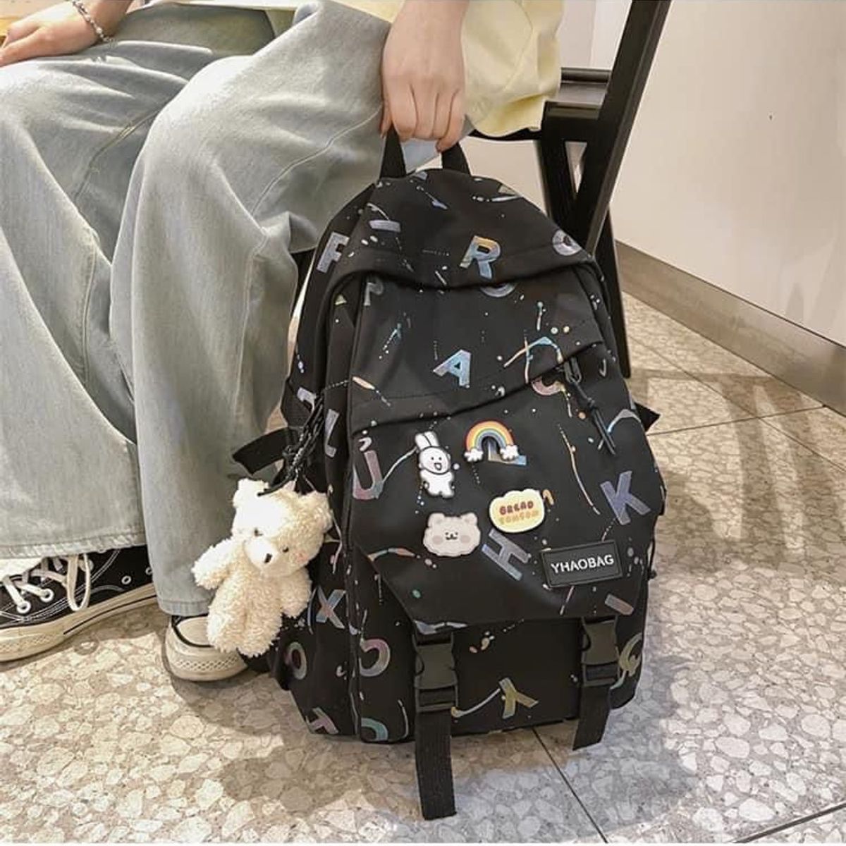 GENERICO - MOCHILA  AESTHETIC -KAWAII