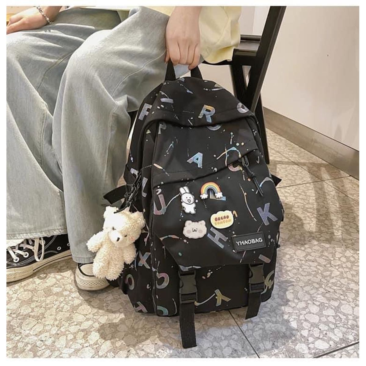 GENERICO - MOCHILA  AESTHETIC -KAWAII