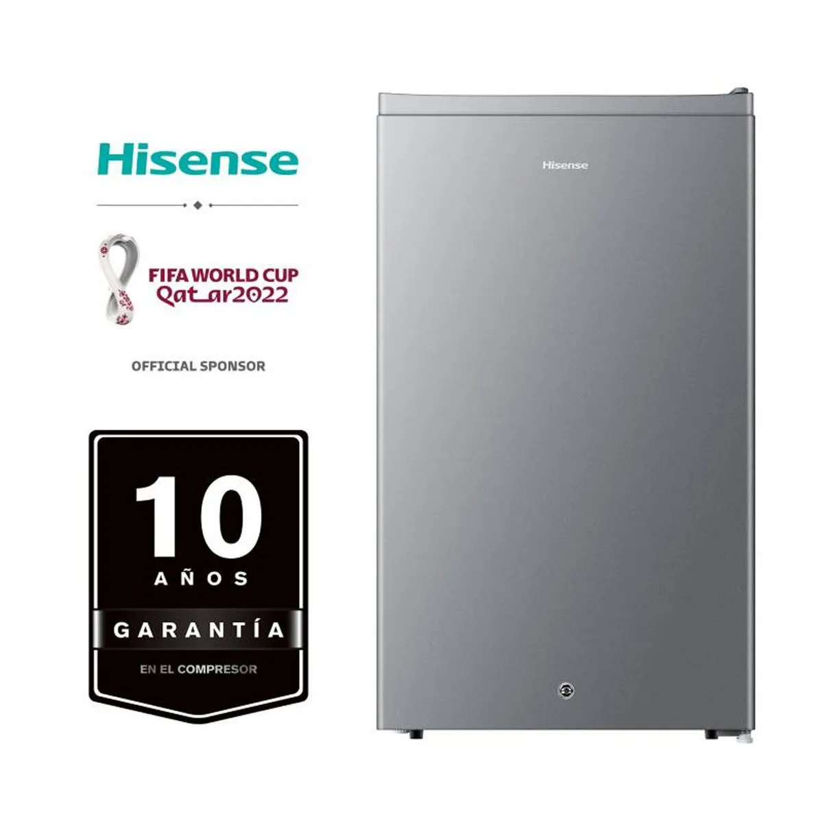 HISENSE - FRIGOBAR HISENSE 90L RR121H Gris