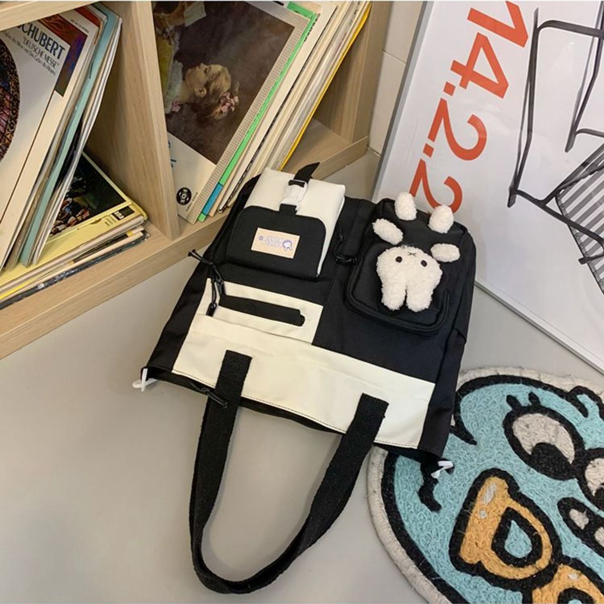 GENERICO - PACK MOCHILA Y MORRAL KAWAII