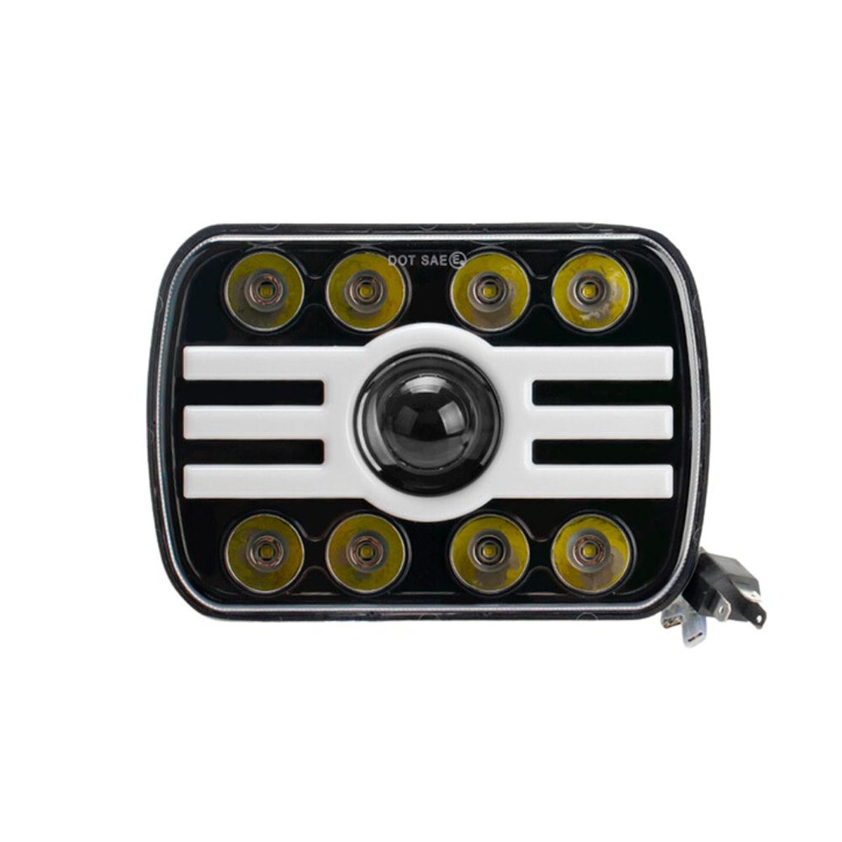 GENERICO - Faro Led 7 pulgadas Modelo H 4000LM Tipo Jeep Kontrol