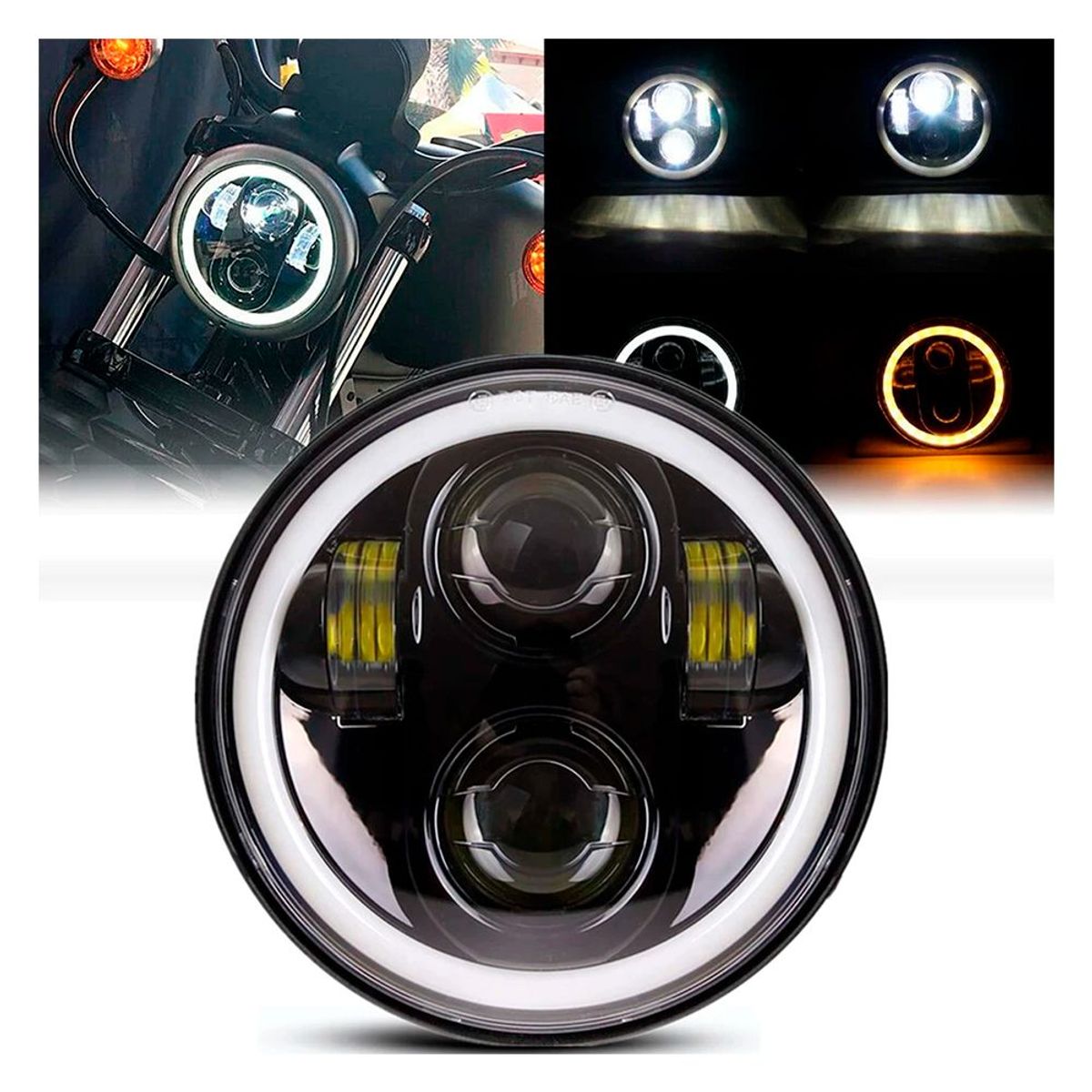 GENERICO - Faro Led 5 Modelo Luna 3600LM Kontrol